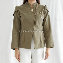 Muat gambar ke penampil Galeri, Dian Kebaya Janggan Modern bahan Vegan Suede