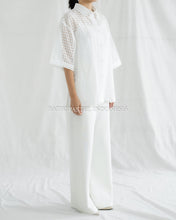 Load image into Gallery viewer, Kim Shirt Kemeja Oversize Unisex Katun Bordir - Batik Pastel