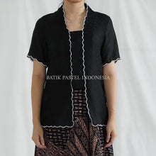 Load image into Gallery viewer, Awan atasan Kebaya Kutubaru Bordir Scallop Viscose - Batik Pastel