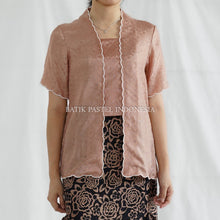 Load image into Gallery viewer, Awan atasan Kebaya Kutubaru Bordir Scallop Viscose - Batik Pastel
