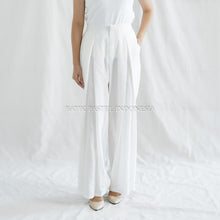 Load image into Gallery viewer, Kulot / Celana Pleats Tenun Bahan Dobi Viscose Batik Pastel Indonesia