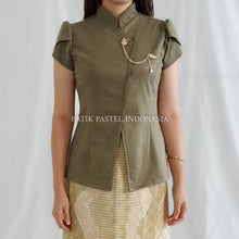 Muat gambar ke penampil Galeri, Dian Kebaya Janggan Modern bahan Vegan Suede