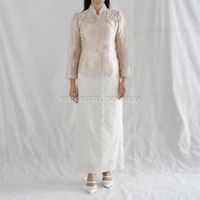 Muat gambar ke penampil Galeri, Hua top atasan blouse bordir kerah shanghai cheongsam cny