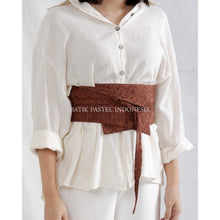 Load image into Gallery viewer, Simple Obi Belt Tenun Polos (Pilih Variasi)