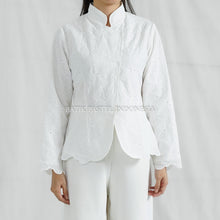 Muat gambar ke penampil Galeri, Kebaya Janggan Modern Atasan Katun Bordir - Batik Pastel