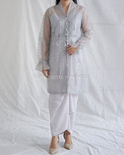 Load image into Gallery viewer, Kamila Kebaya Embroidery - Grey