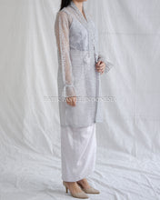 Load image into Gallery viewer, Kamila Kebaya Embroidery - Grey