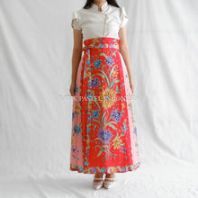 Muat gambar ke penampil Galeri, Rok Batik Maura Pleats Tali - adjustable waist 马面裙