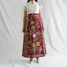 Muat gambar ke penampil Galeri, Rok Batik Maura Pleats Tali - adjustable waist 马面裙