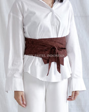 Load image into Gallery viewer, Simple Obi Belt Tenun Polos (Pilih Variasi)