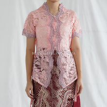 Muat gambar ke penampil Galeri, Seroja Kebaya atasan Brokat Modern - Batik Pastel