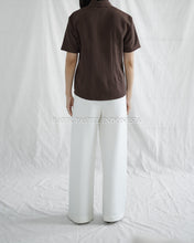 Load image into Gallery viewer, Chrysanthemum Top Top With Floral Embroidery - White