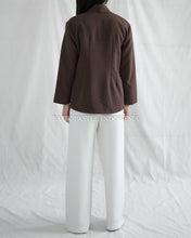 Load image into Gallery viewer, Seruni Top Atasan Dengan Bordir Bunga - Choco Panjang