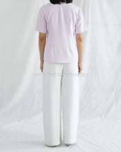 Load image into Gallery viewer, Chrysanthemum Top Top With Floral Embroidery - Navy