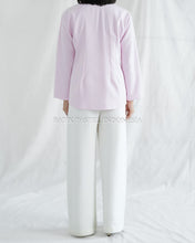 Load image into Gallery viewer, Chrysanthemum Top Top With Floral Embroidery - Navy