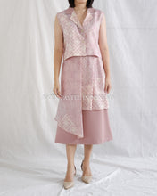 Muat gambar ke penampil Galeri, Laura Set Blazer and Skirt - Pink
