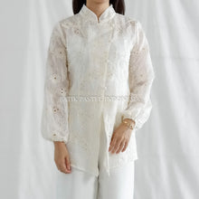 Muat gambar ke penampil Galeri, Kalma Kebaya Janggan Modern Tencel Bordir
