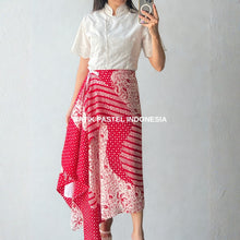 Load image into Gallery viewer, Kara Skirt - Rok Batik Modern model Kain Ikat Instant

