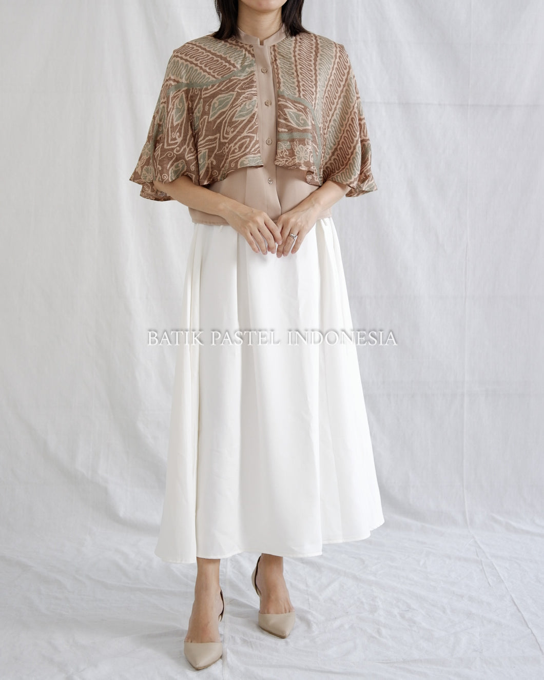 Nala Top / Blouse With Cape - 06