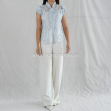 Muat gambar ke penampil Galeri, Hua top atasan blouse bordir kerah shanghai cheongsam cny
