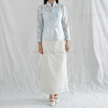 Muat gambar ke penampil Galeri, Hua top atasan blouse bordir kerah shanghai cheongsam cny
