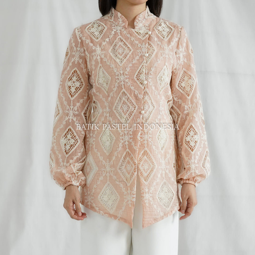 Kalma Kebaya Janggan Modern Tencel Bordir