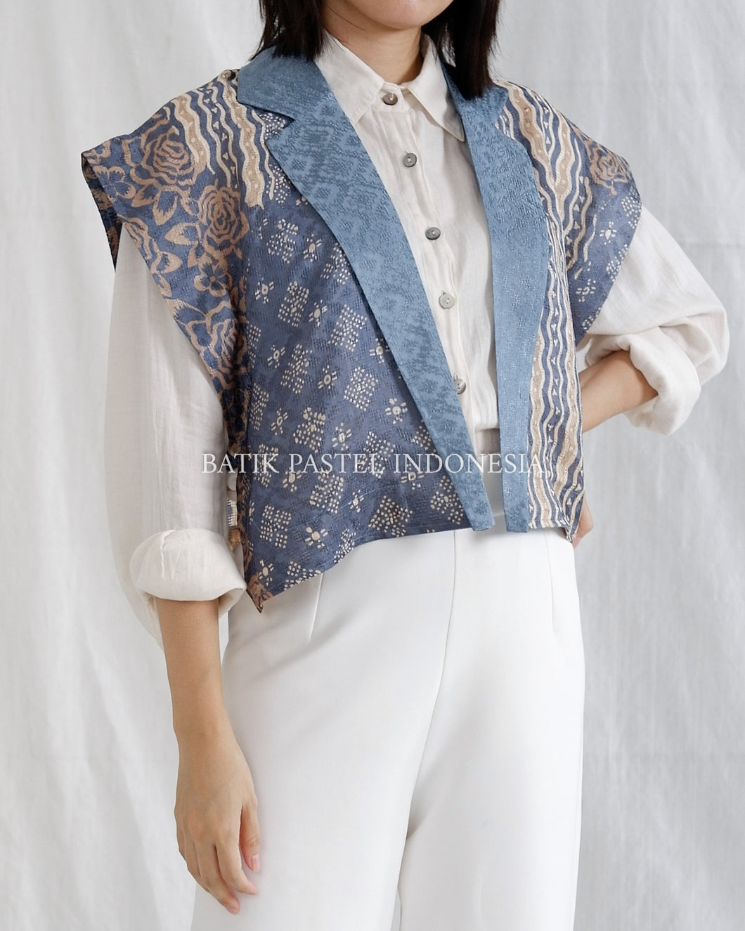 Luna Vest Blazer / Outer Top Batik 04