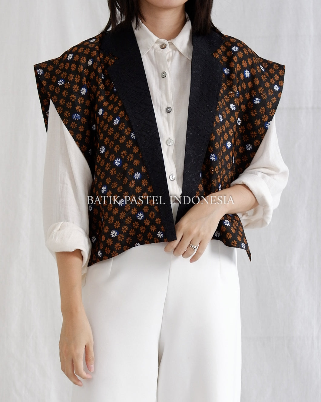 Luna Vest Blazer / Outer Top Batik 06