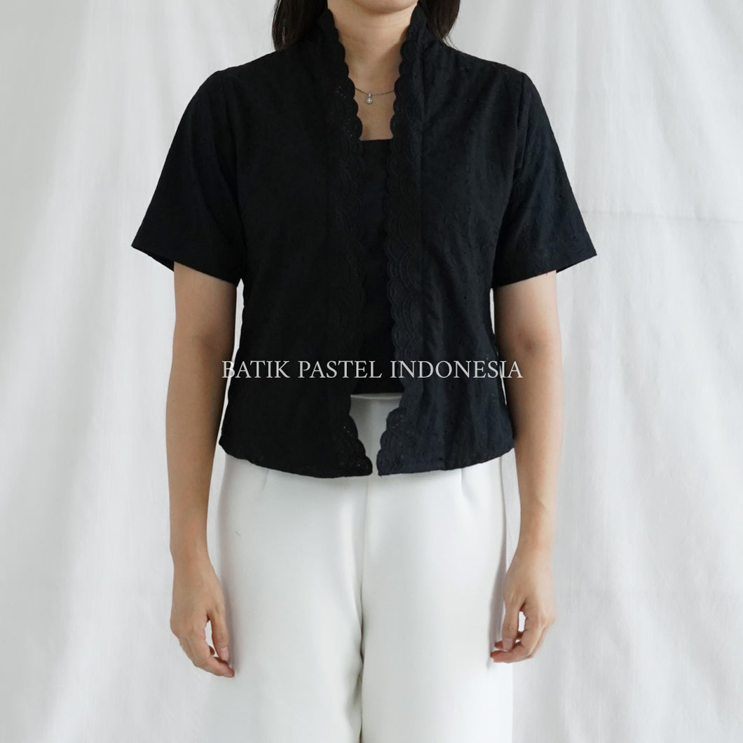 Nona Top Atasan Kebaya Kutubaru Modern Katun Bordir (pilih variasi)