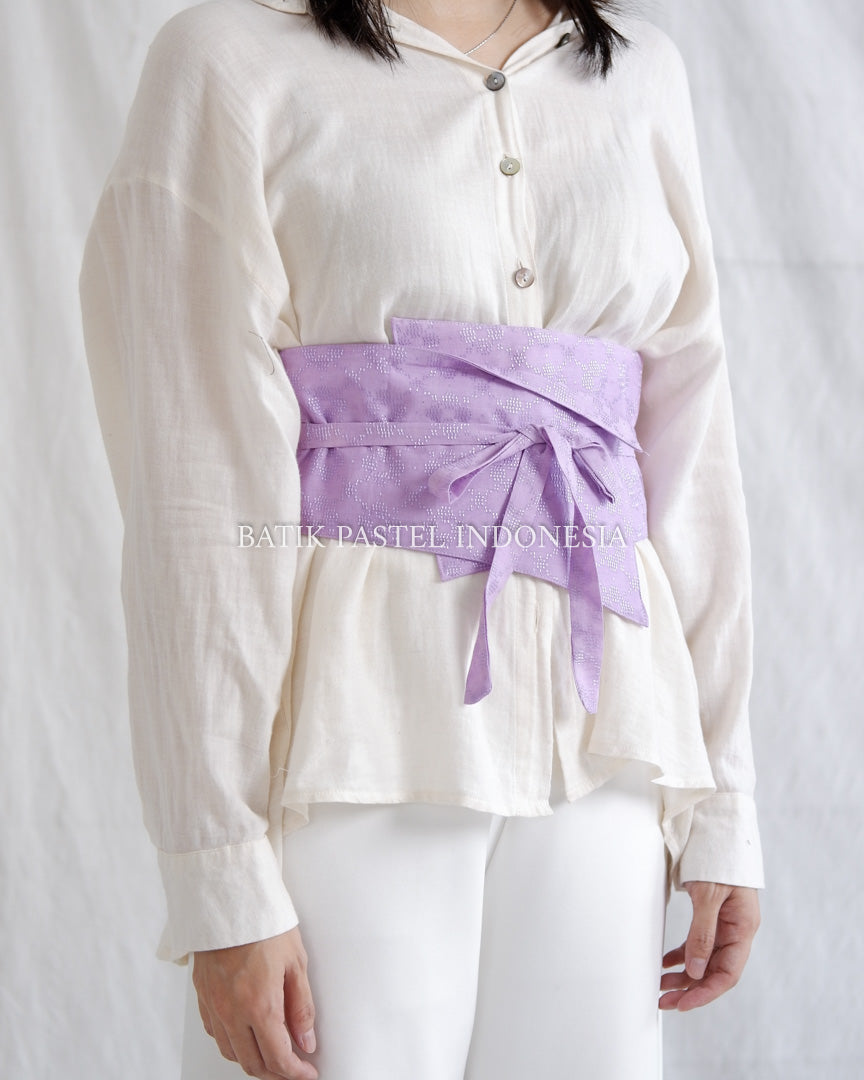 Simple Obi Belt Tenun Polos (Pilih Variasi)