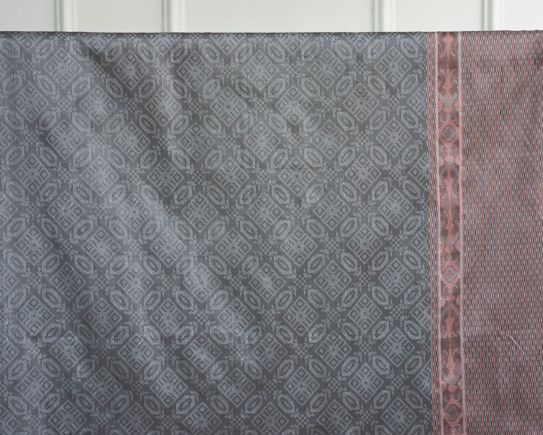 Gray / Silver Woven Fabric