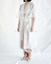 Load image into Gallery viewer, Lily Outer Brocade - White
