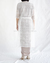 Load image into Gallery viewer, Lily Outer Brocade - White
